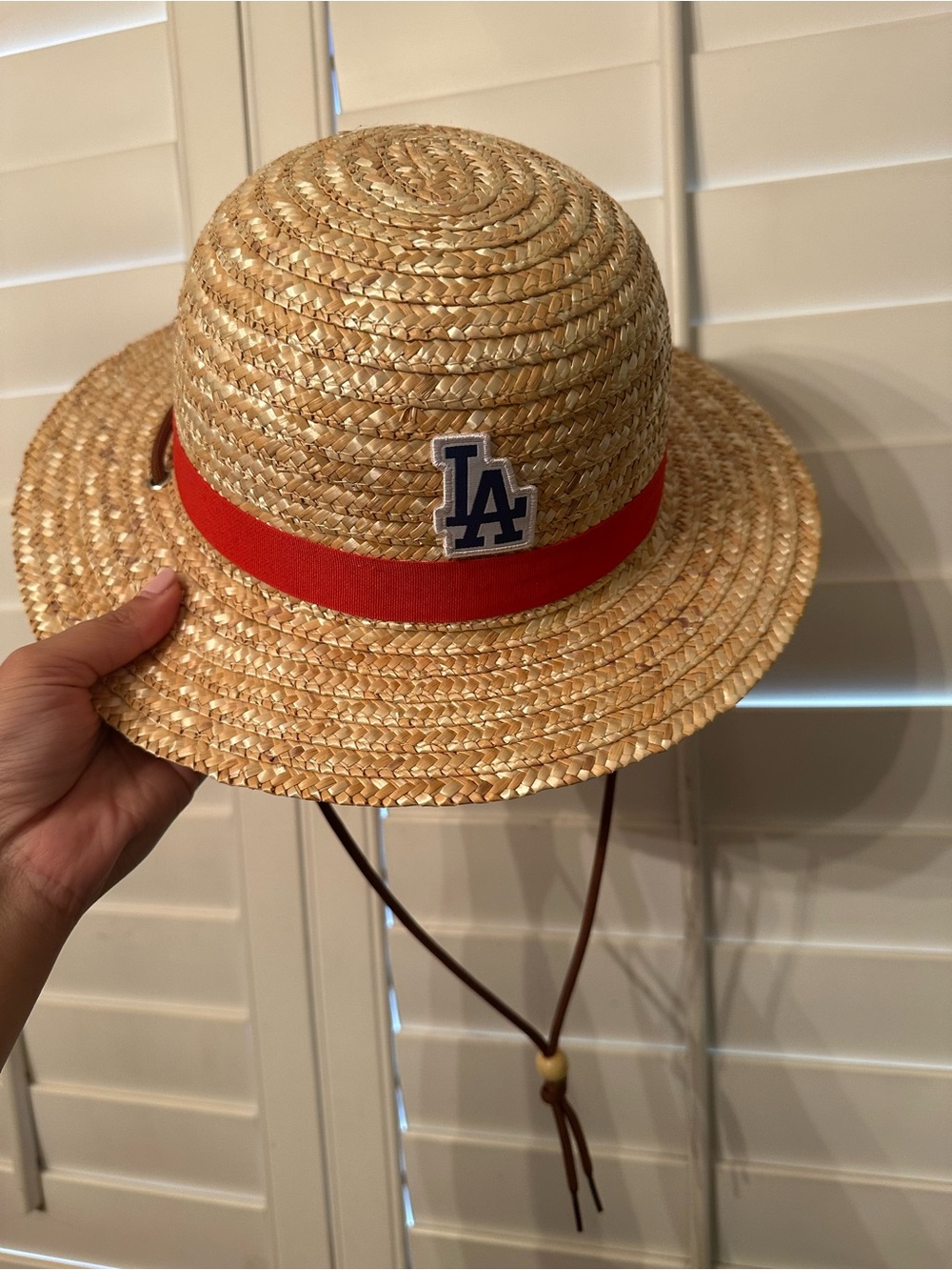 LA Dodgers Straw Hat